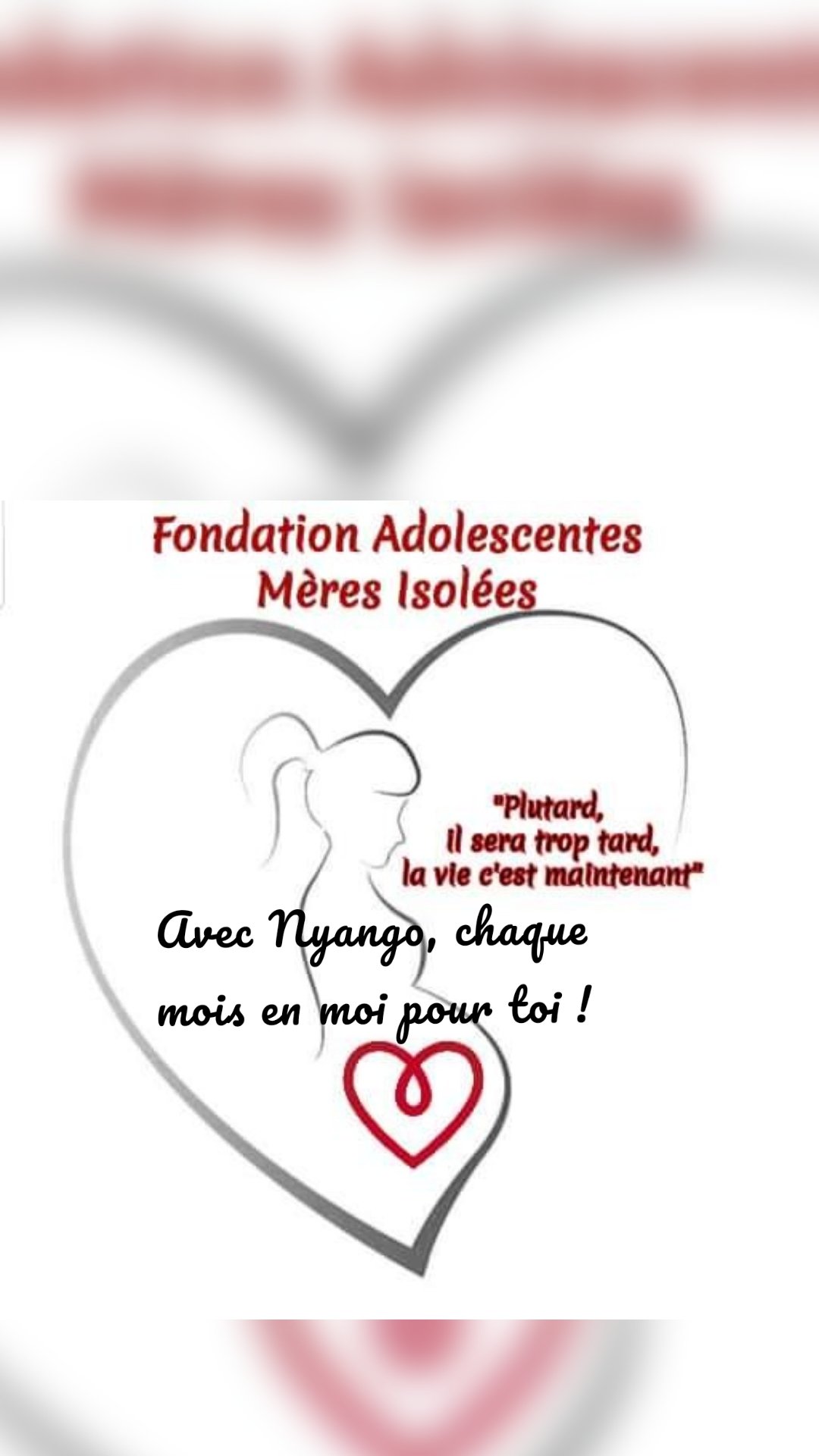 Avec Nyango, chaque mois en moi pour toi !